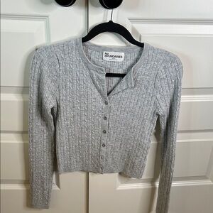 Womens cropped cardigan